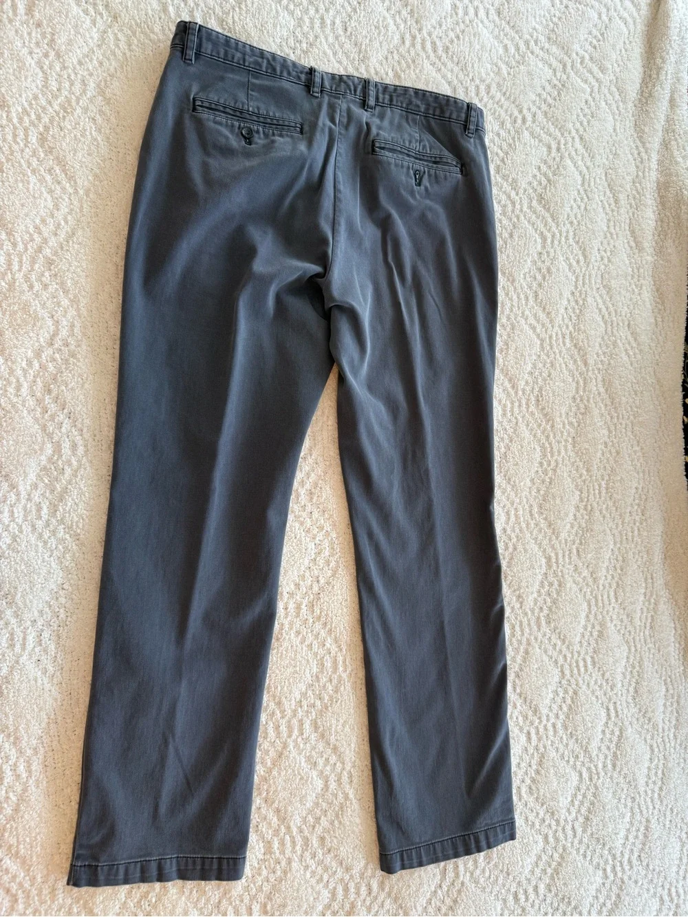 Banana Republic Men's Charcoal Gray Chinos